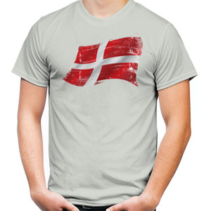 Kaos Denmark Grunge Flags