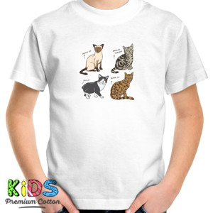 Kaos Jenis Kucing 1