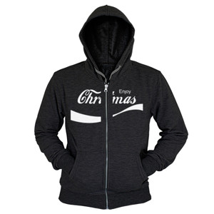 Hoodie Zipper Enjoy Christmas