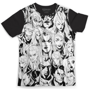 Kaos Fullprint Seribu Wajah Manga 3