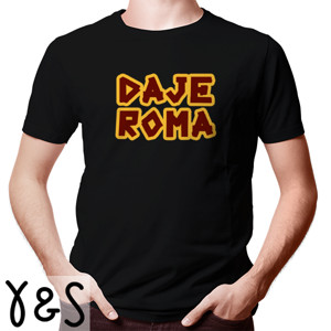 Kaos Kaos Pria Lengan Pendek - Daje Roma Black