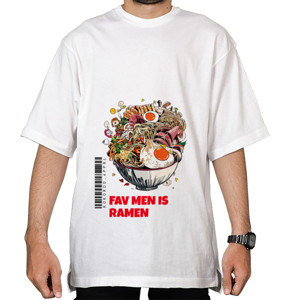 Kaos Oversize Fav Men is Ramen by Kokoroo