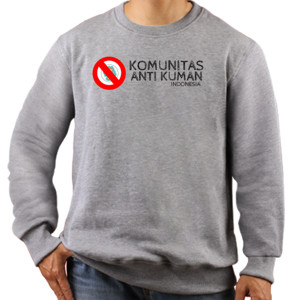 Jaket Sweater Komunitas Anti Kuman Indonesia By:Minimo
