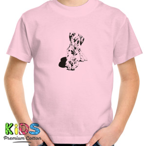 Kaos Dog dalmation art design