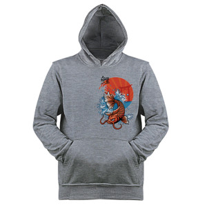 Jaket Hoodie Dragon Koi