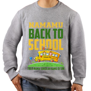 Jaket Sweater Back to scholl