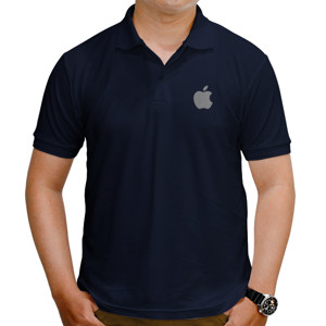 Kaos Polo Apple Grey