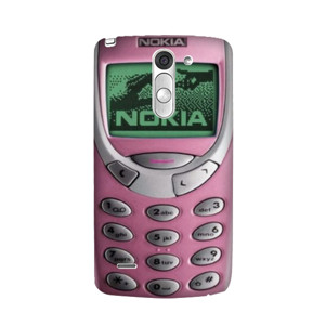 Retro Nokia 3310 Pink Casing HP