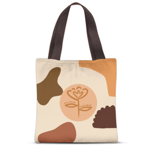 Tas Tote Fullprint flower