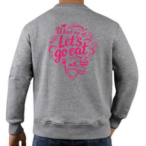 Jaket Sweater Valentine Love Food Typography
