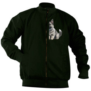 Jaket Bomber Kaos Gambar Anjing 385