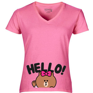 Kaos hello brown