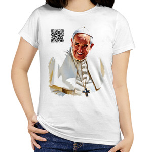 Kaos Wanita POPE FRANCIS 011