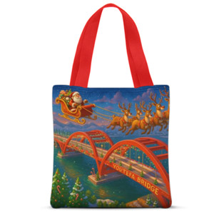 Tas Tote Fullprint Youtefa Bridge