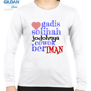 Kaos gadis solihah