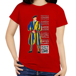 Kaos Wanita PONTIFICAL SWISS GUARD