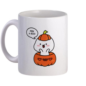 Mug Peek a boo! Udah nggak sabar Halloween ya!
