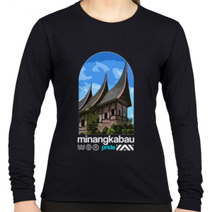 Kaos Pride Rumah gadang minangkabau