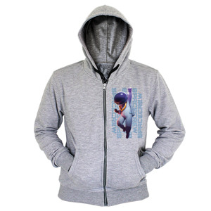 Hoodie Zipper Kaos Super SUS Peran Spacecrew Bahan Cotton