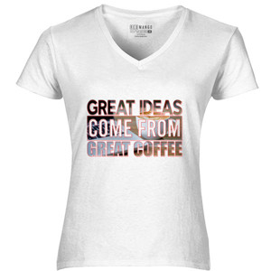Kaos Great Ideas Come From Great Coffee