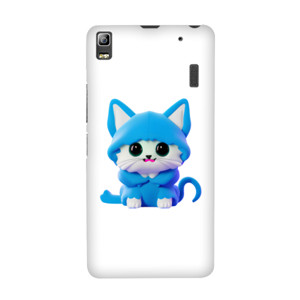 Case Kucing Biru Kartun Pakai Hoodie Lucu Casing HP