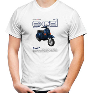 Kaos Vespa P150X | EXCEL | Blu Notte (Light)