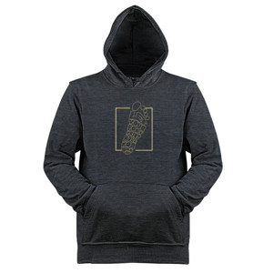 Jaket Hoodie Let your footprint move forward  