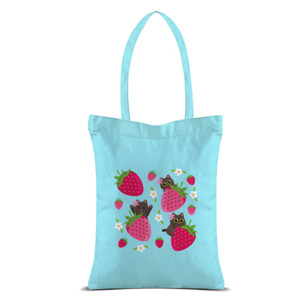 Tas Tote Kitty Fruit - Strawberry