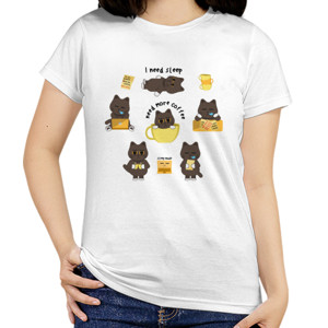 Kaos Kitty Office - Sleepy