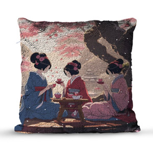 Bantal Ajaib Anime minum teh