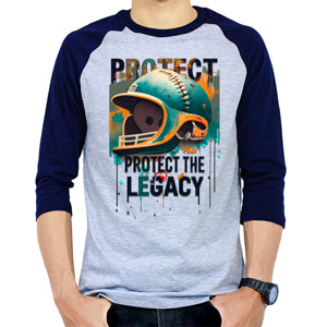Kaos Raglan protect the legacy
