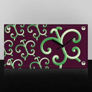 Jam Meja Kupu-Kupu Abstrak 3D (3D Abstract Butterfly)