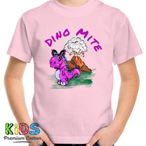 Kaos Dino Mite ungu