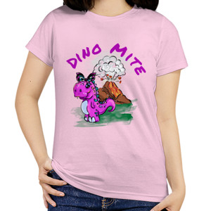Kaos Dino Mite ungu