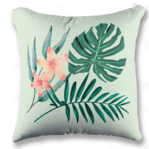 Bantal Tropical Leaves