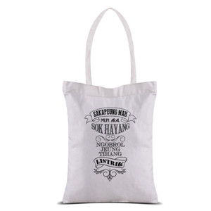 Tas Tote coolztuffs totebag sunda typography 04