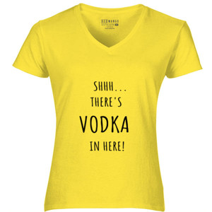 Kaos Kaus Pria VOdka Desain Unik Bahan Gildan