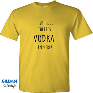 Kaos Kaus Pria VOdka Desain Unik Bahan Gildan