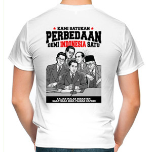 Kaos Jangan Berantem Karena Pilihan