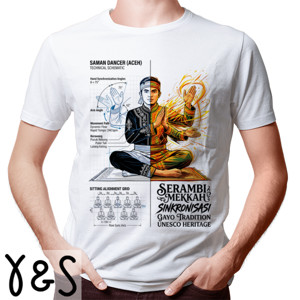 Kaos Kaos Saman Dancer Aceh Serambi Mekkah