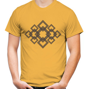 Kaos Motif Kotak Silang