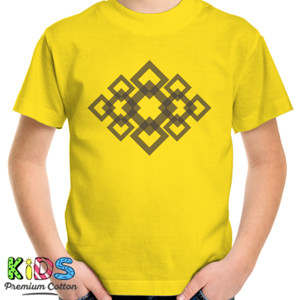 Kaos Motif Kotak Silang