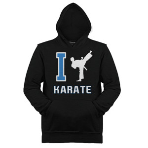 Jaket Hoodie I LOVE KARATE
