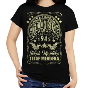 Kaos SEKALI MERDEKA TETAP MERDEKA