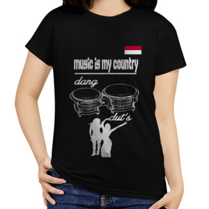 Kaos t-shirt dangdut logo