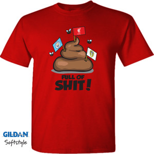 Kaos FULL OF SHIT BANTER RED