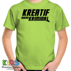 Kaos kreatif bukan kriminal hitam 