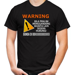 Kaos WARNING BUNDA