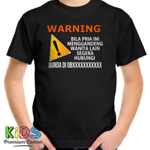 Kaos WARNING BUNDA