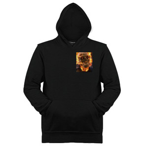 Jaket Hoodie GHOSTRIDER BLACK